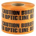 L.H. Dottie L.H. Dottie 6'' X 1000' Orange Underground Tape (Caution Buried Fiber Optic Line Below) UT47D